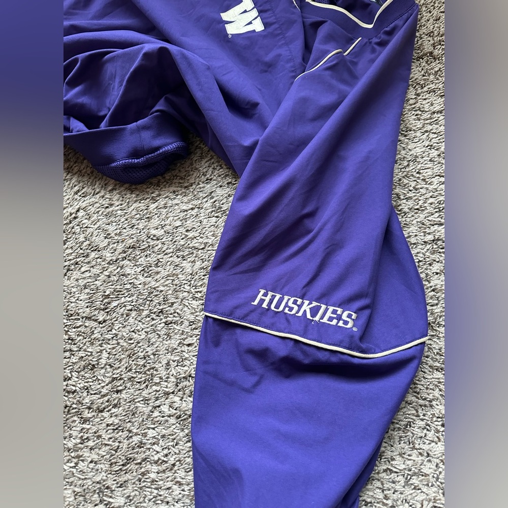 Washington Huskies Vintage Pullover Lightweight Jacket XXL Nike Center Swoosh - Picture 9 of 12